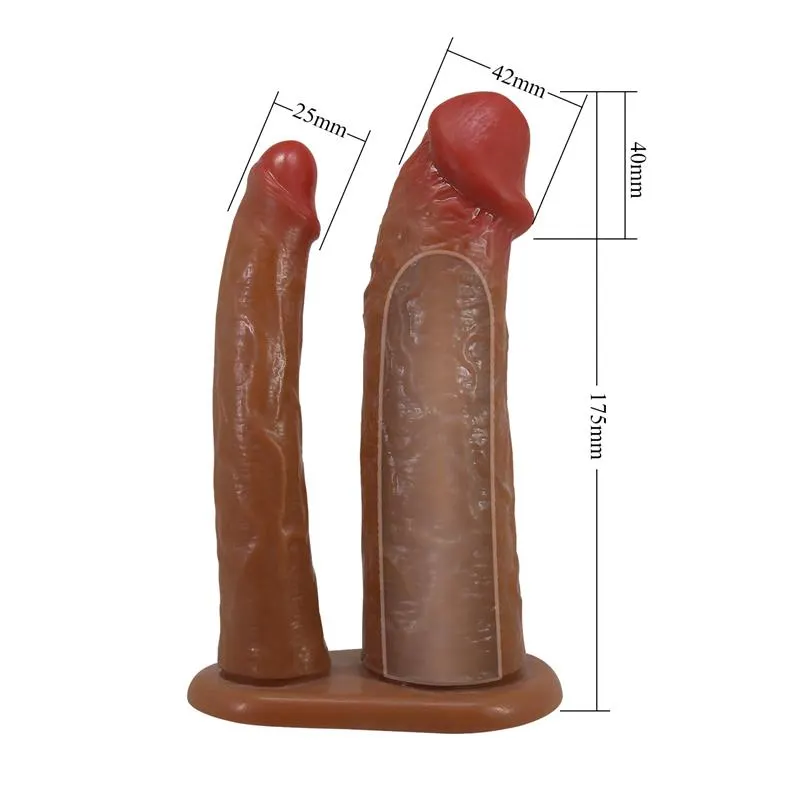 Keaven Arnés con Dildo Doble Hueco · PRETTYLOVE · Anillos para el Pene — Foto 6