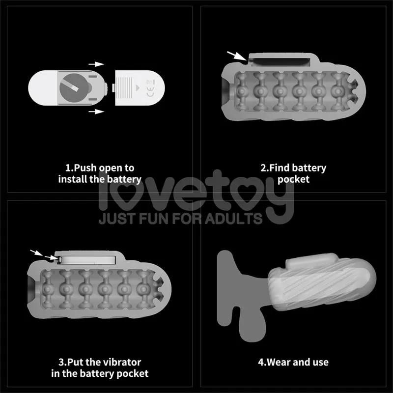Knights Ring Funda para el Pene y Estimulador Spiral · LOVETOY · Estimuladores de Clítoris — Foto 16