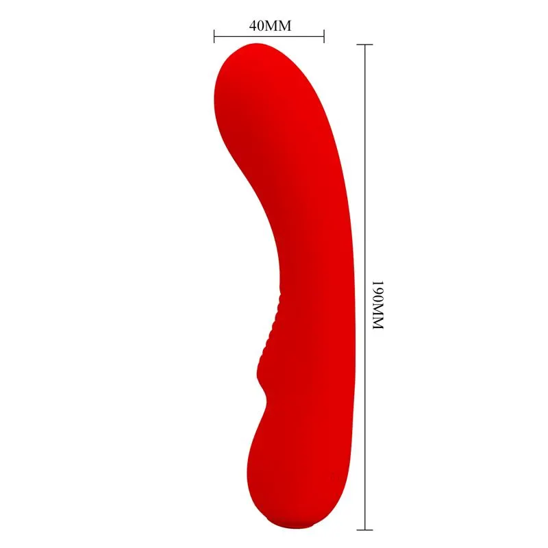Prescott Vibrasor USB Silicona Rojo · PRETTYLOVE · Estimuladores de Clítoris — photo 11