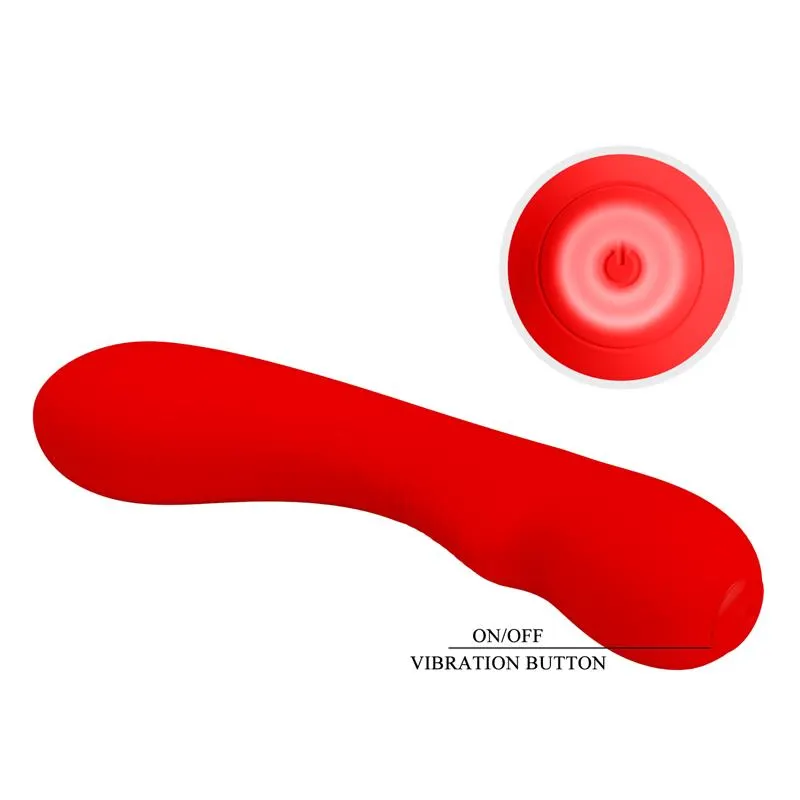Prescott Vibrasor USB Silicona Rojo · PRETTYLOVE · Estimuladores de Clítoris — photo 9