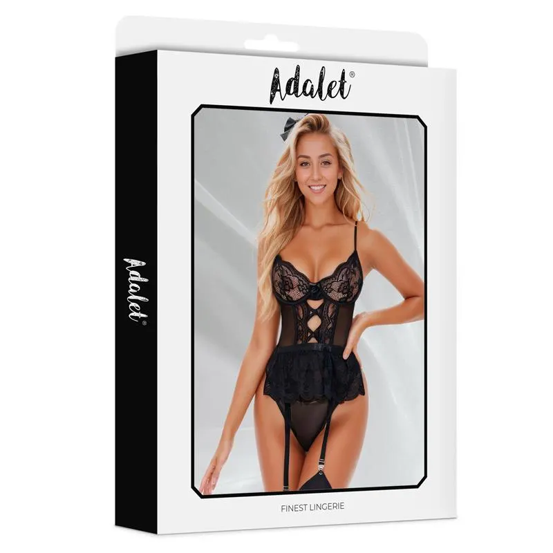 Clara Teddy Negro · S/M · ADALET LINGERIE · Conjuntos y Bodies — photo 3