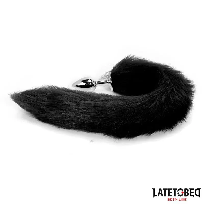 Plug Anal con Cola Negro 40 cm · LATETOBED BDSM LINE · Anal — Foto 5