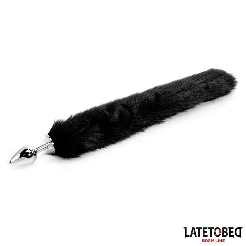Plug Anal con Cola Negro 40 cm · LATETOBED BDSM LINE · Anal — Foto 7