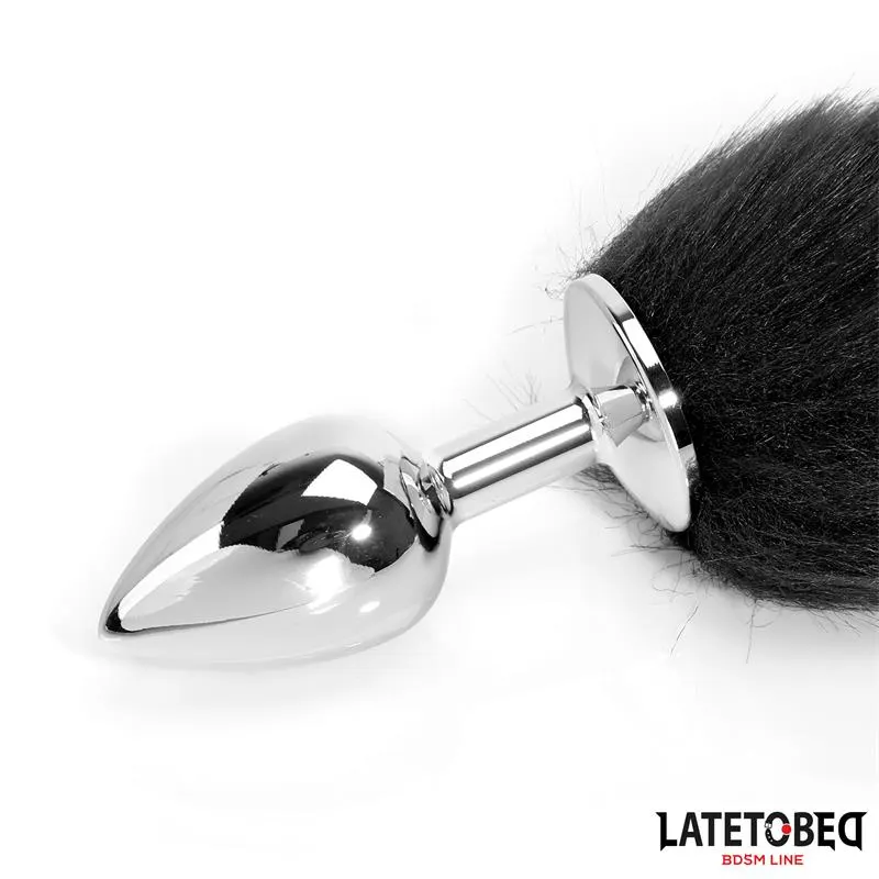 Plug Anal con Cola Negro 40 cm · LATETOBED BDSM LINE · Anal — Foto 8