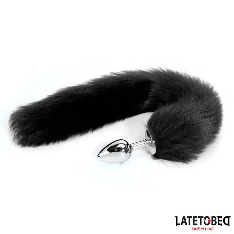 Plug Anal con Cola Negro 40 cm · LATETOBED BDSM LINE · Anal