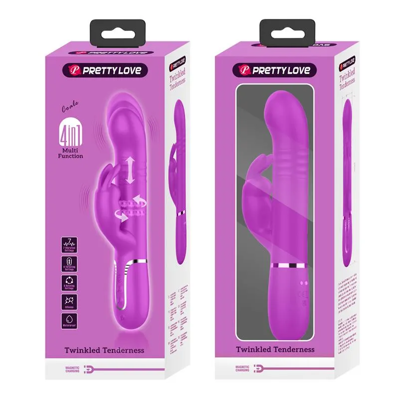 Coale Vibrador con Bolas Rotatorias y Up and Down USB · PRETTYLOVE · Vibradores — Foto 11