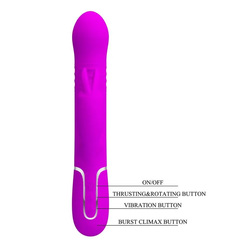 Coale Vibrador con Bolas Rotatorias y Up and Down USB · PRETTYLOVE · Vibradores — Foto 8