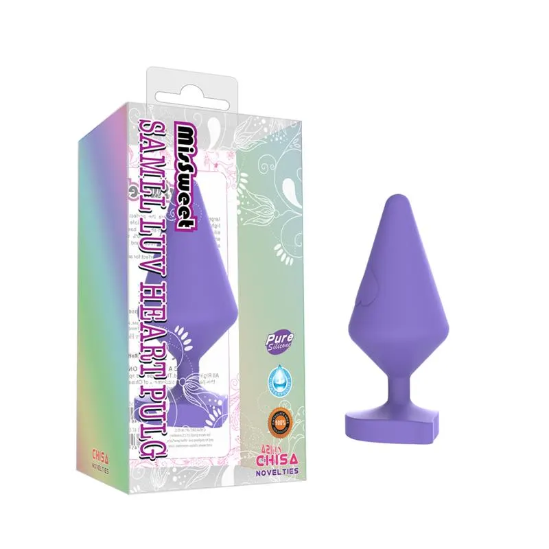 Plug Anal Luv Heart Large Purpura · CHISA · Anal — Foto 3