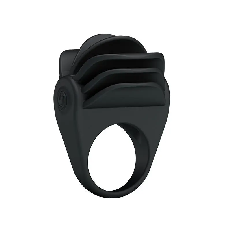 Pretty Love Anillo Vibrador Chester Color Negro · PRETTYLOVE · Anillos para el Pene — Foto 2