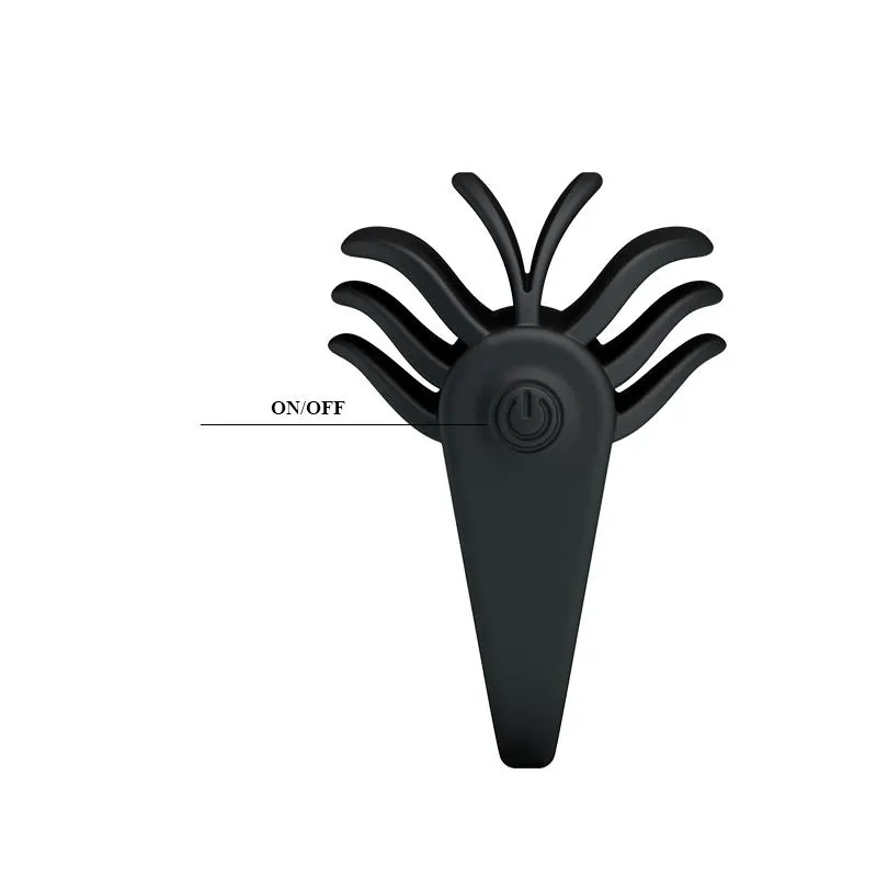 Pretty Love Anillo Vibrador Chester Color Negro · PRETTYLOVE · Anillos para el Pene — Foto 5