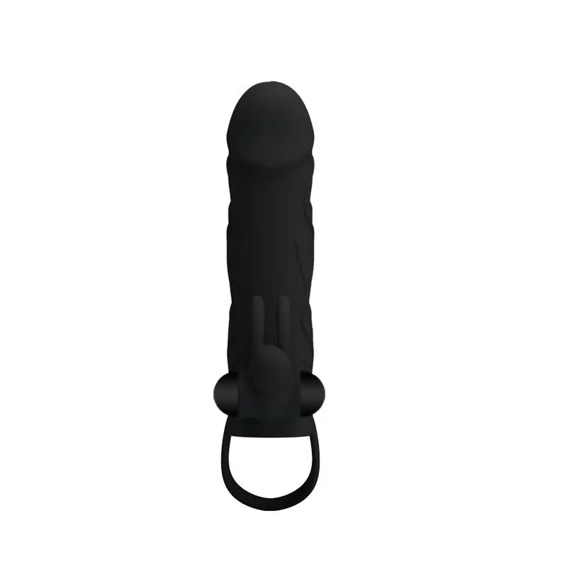 Pretty Love Jaula con Bala Vibradora 14 cm Color Negro · PRETTYLOVE · Fundas y Extensiones para el Pene — Foto 4