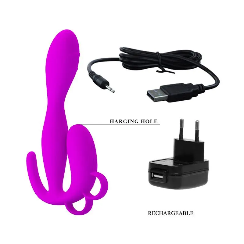 Pretty Love Plug Anal Flowery Color Púrpura · PRETTYLOVE · Accesorios y Sets — Foto 7