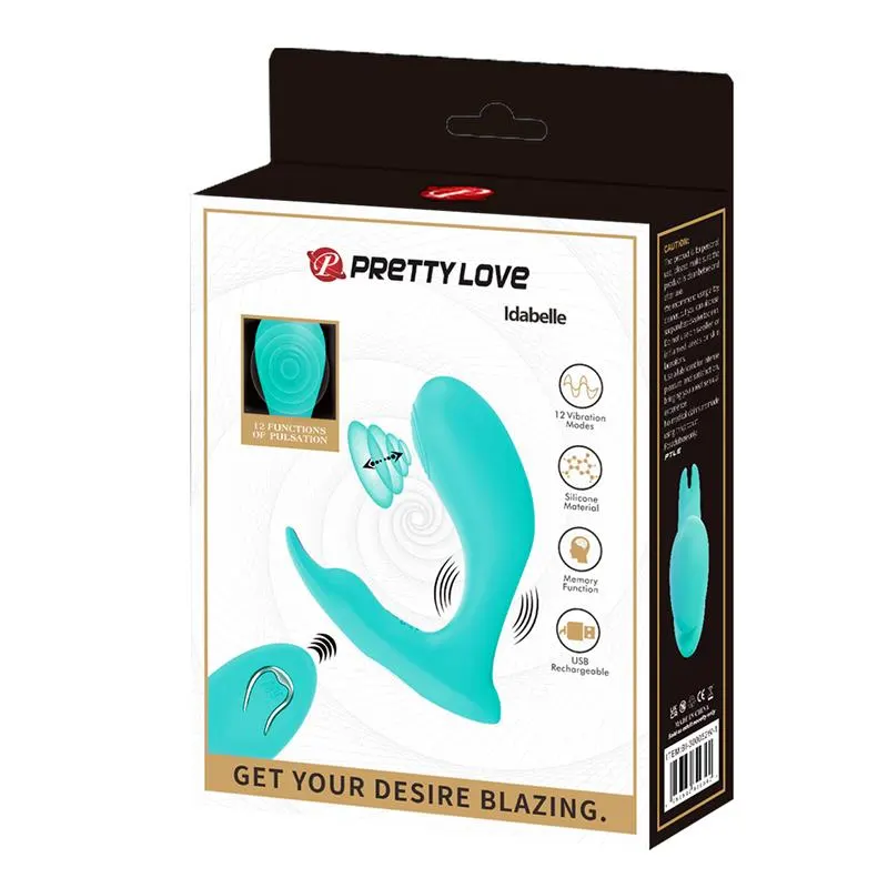 Idabelle Estimulador con Vibración y Pulsación con Control Remoto · PRETTYLOVE · Estimuladores de Clítoris — Foto 9