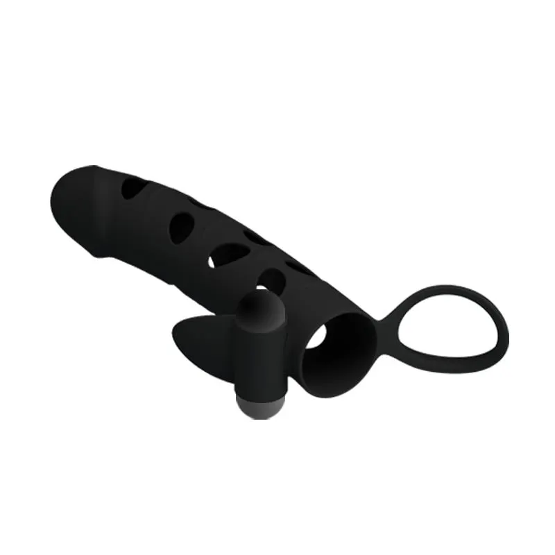 Funda para el Pene con Bala Color Negro · PRETTYLOVE · Fundas y Extensiones para el Pene — photo 3