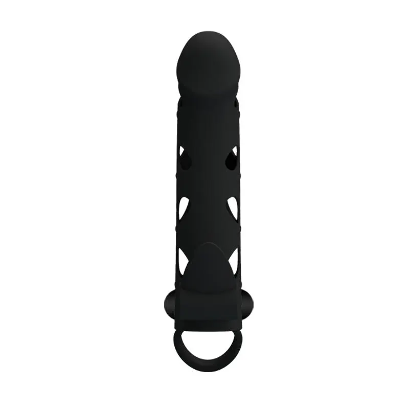 Funda para el Pene con Bala Color Negro · PRETTYLOVE · Fundas y Extensiones para el Pene — photo 4