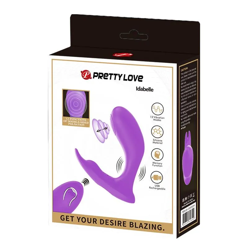 Idabelle Estimulador con Vibración y Pulsación Control Remoto · PRETTYLOVE · Estimuladores de Clítoris — photo 9