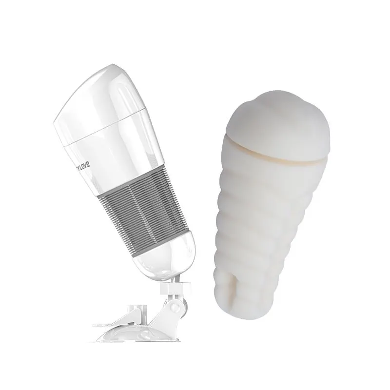 Masturbador con Vibración Hedy Blanco Vagina · PRETTYLOVE · Masturbadores Él