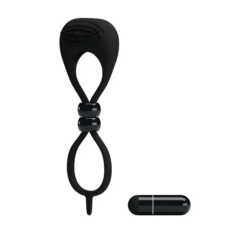 Pretty Love Anillo Vibrador Locker Color Negro · PRETTYLOVE · Anillos para el Pene — Foto 3