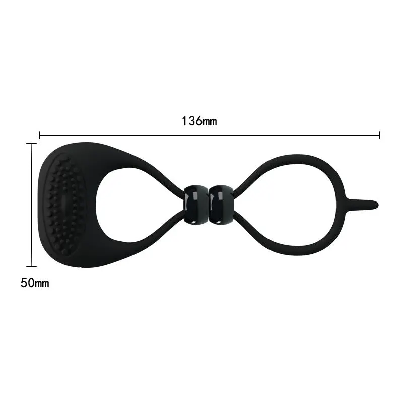 Pretty Love Anillo Vibrador Locker Color Negro · PRETTYLOVE · Anillos para el Pene — Foto 5