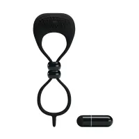 Pretty Love Anillo Vibrador Locker Color Negro · PRETTYLOVE · Anillos para el Pene