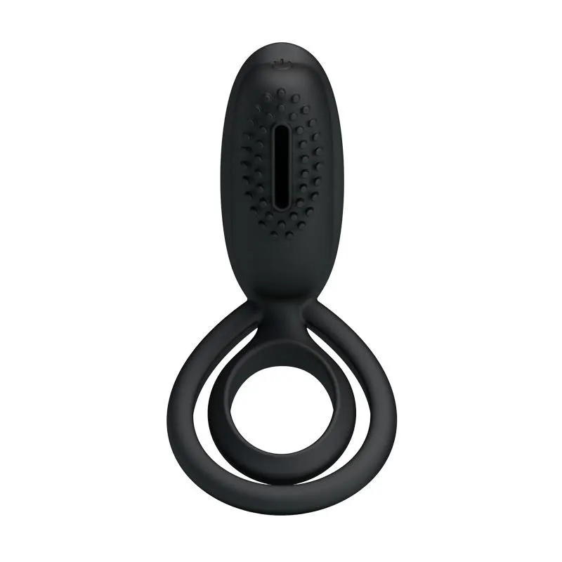 Pretty Love Anillo Vibrador Esther Color Negro · PRETTYLOVE · Anillos para el Pene — Foto 3