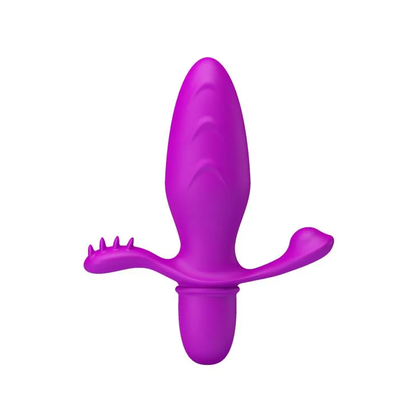 Plur Anal con Vibración Fitch Color Púrpura · PRETTYLOVE · Anal