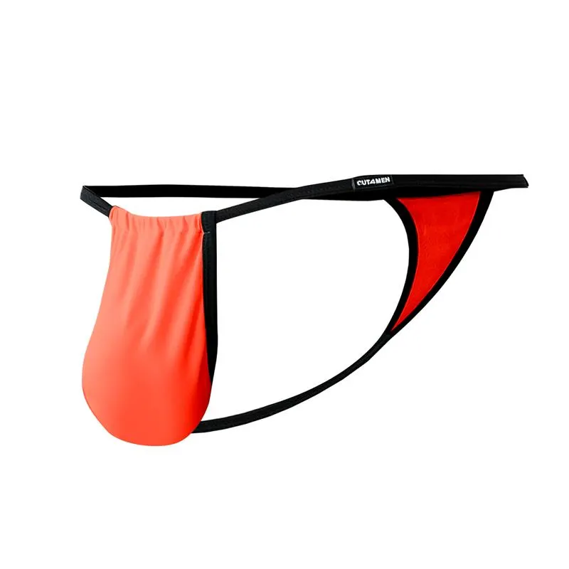C4MSPX04 Tanga Fluo Pouch Tangerine · S/M · CUT4MEN · Tangas y Braguitas — Foto 3