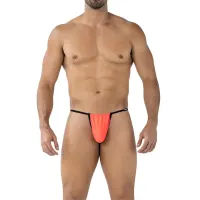 C4MSPX04 Tanga Fluo Pouch Tangerine · S/M · CUT4MEN · Tangas y Braguitas
