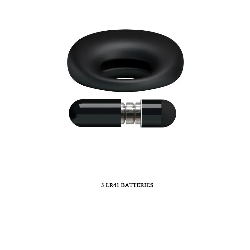 Pretty Love Anillo Vibrador Trap Color Negro · PRETTYLOVE · Anillos para el Pene — Foto 7
