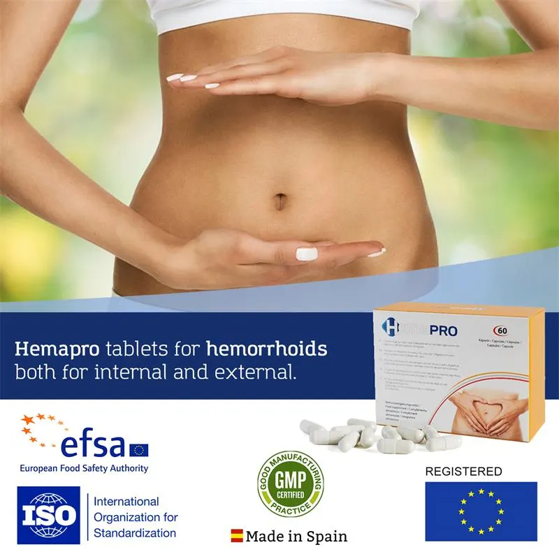 Hemapro Pastillas para las Hemorroides 60 Comprimidos · 500 COSMETICS · Cuidado Íntimo y Masaje — Foto 4