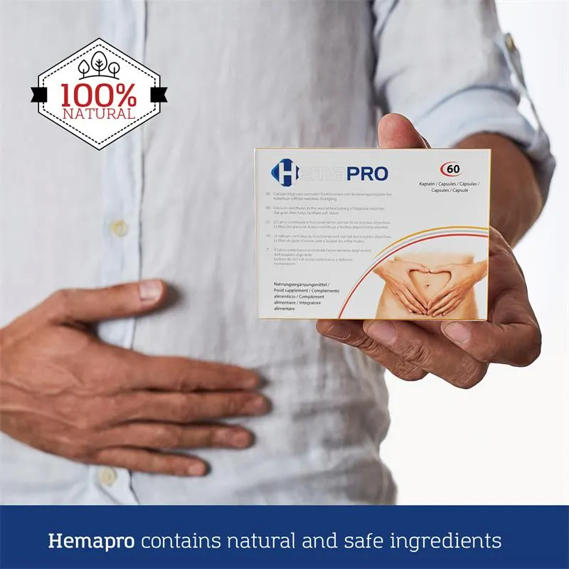 Hemapro Pastillas para las Hemorroides 60 Comprimidos · 500 COSMETICS · Cuidado Íntimo y Masaje — Foto 6
