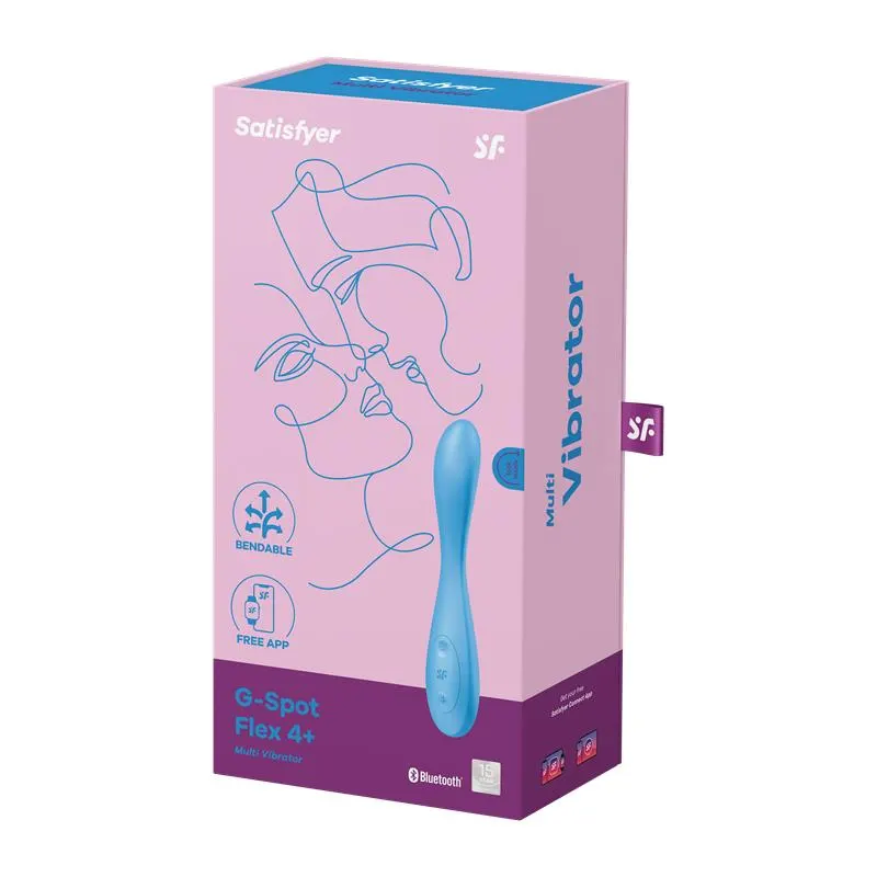 Vibrador G-Spot Flex 4 con APP Satisfyer Connect Azul · SATISFYER · Vibradores — Foto 7