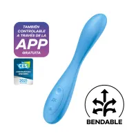 Vibrador G-Spot Flex 4 con APP Satisfyer Connect Azul · SATISFYER · Vibradores