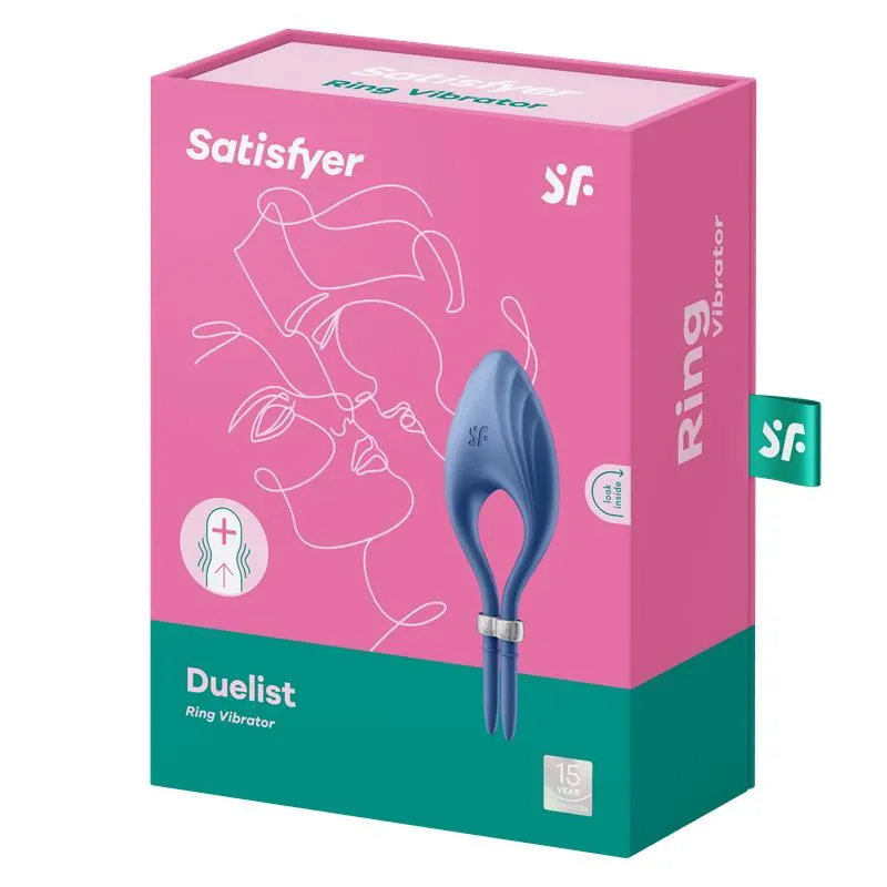 Anillo Vibrador Duelist Azul · SATISFYER · Anillos para el Pene — Foto 7
