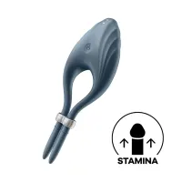Anillo Vibrador Duelist Dark Blue · SATISFYER · Anillos para el Pene