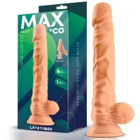Clint Dildo Realista con Testículos Natural 9.8 · MAX & CO · Dildos