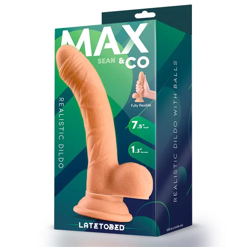 Sean Dildo Realista con Testículos 7.5 Natural · MAX & CO · Dildos — Foto 4