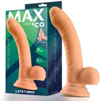 Sean Dildo Realista con Testículos 7.5 Natural · MAX & CO · Dildos