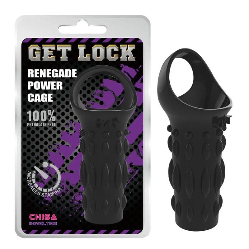 Funda para el Pene 11.5 cm Negro · CHISA · Fundas y Extensiones para el Pene