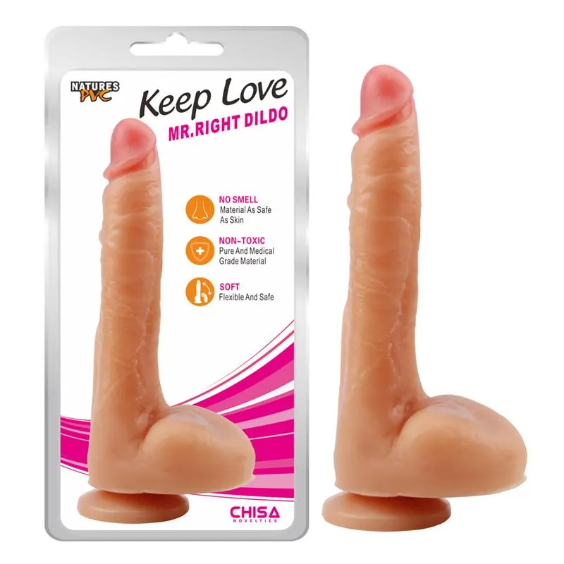 Dildo Mr.Right 10 Natural · CHISA · Dildos