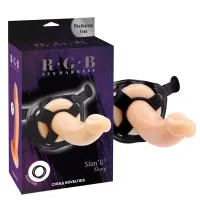 Arnés y Dildo Slim G 19 cm Natural · CHISA · Dildos