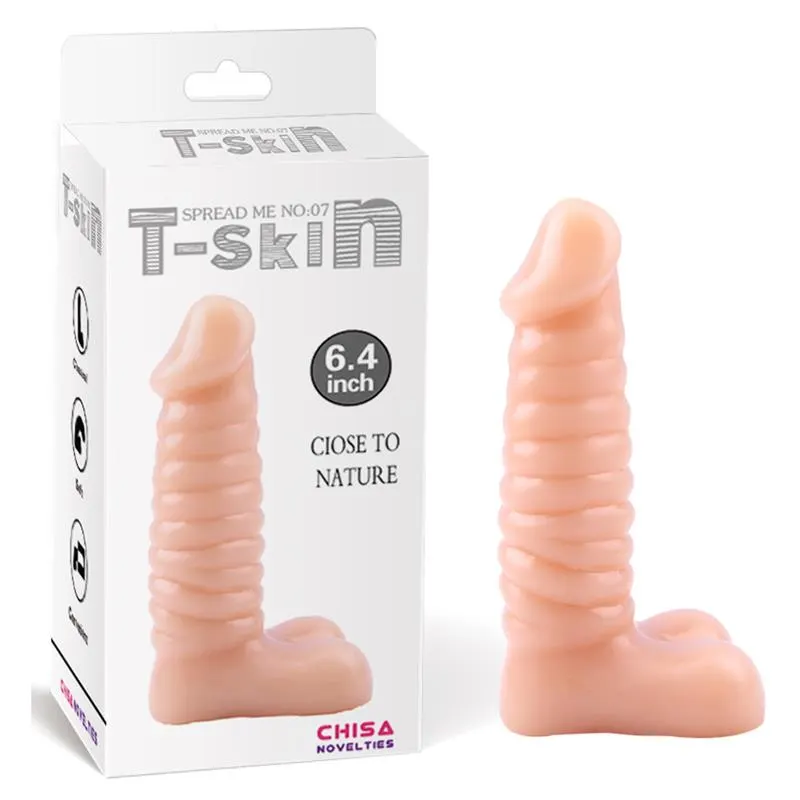 Dildo Spread Me N7 T-Skin 6.4 Natural · CHISA · Dildos