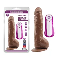 Vibrador Jeff Stryker 8.9 Marron · CHISA · Vibradores