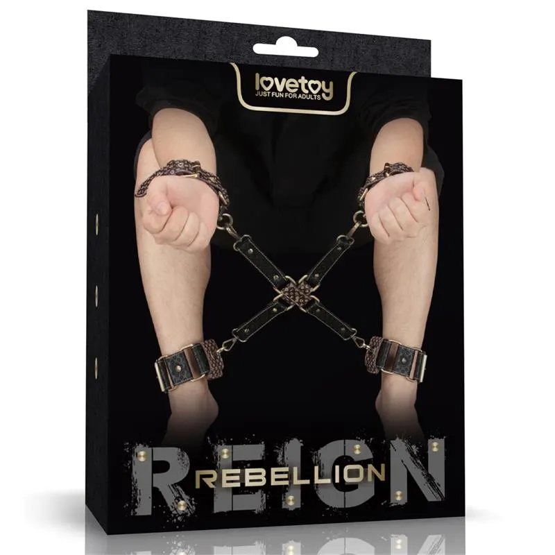 Rebellion Reign Ataduras Hogtie Set · LOVETOY · Esposas y Ataduras — Foto 15