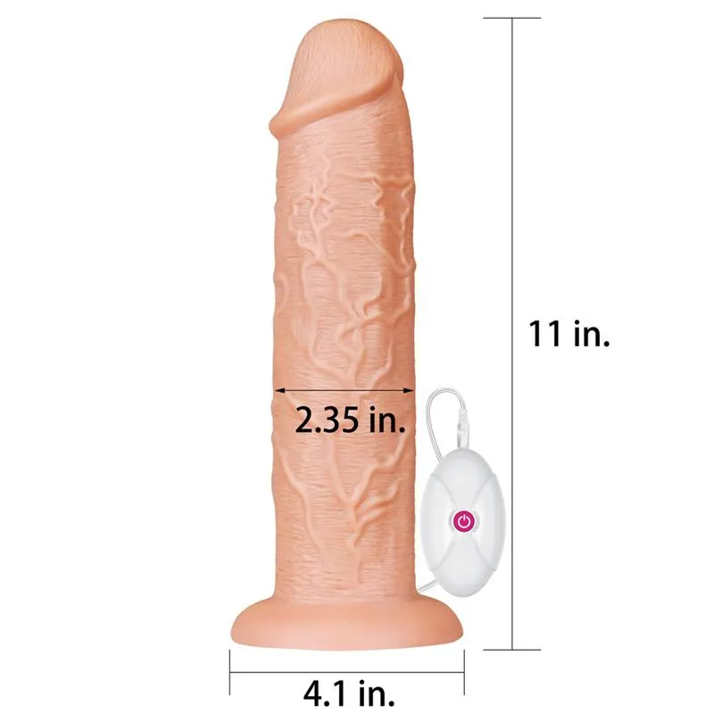 Dildo King 11 con Vibración Natural · LOVETOY · Dildos — photo 2