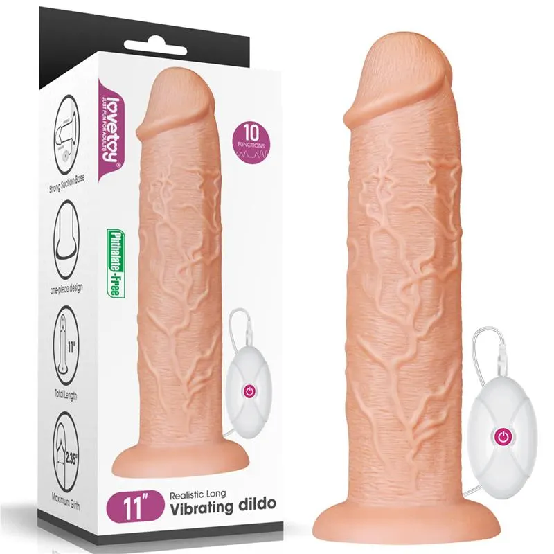 Dildo King 11 con Vibración Natural · LOVETOY · Dildos — photo 3