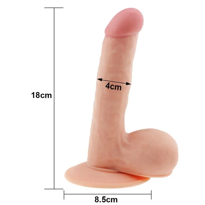 Dildo The Ultra Soft Dude 7.5 Natural · LOVETOY · Dildos — photo 5