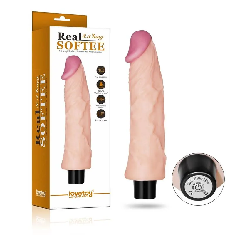 Vibrador Real Softee 8 Natural · LOVETOY · Vibradores — Foto 8