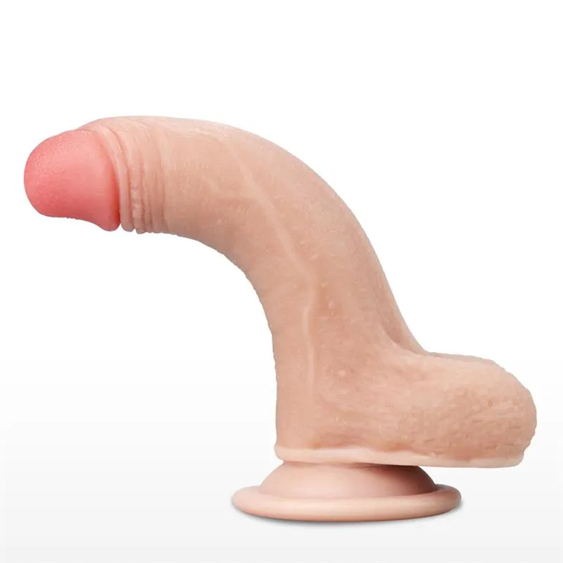 Dildo con Piel Retractil 7 Natural · LOVETOY · Dildos — photo 2