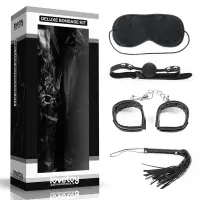 Kit Bondage Deluxe 4 Unidades Negro · LOVETOY · Accesorios BDSM y Fetish